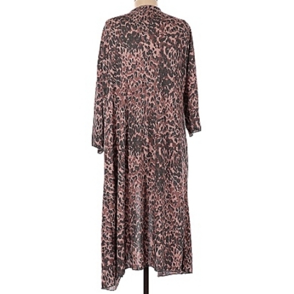 Lularoe animal print long cardigan - Picture 2 of 8